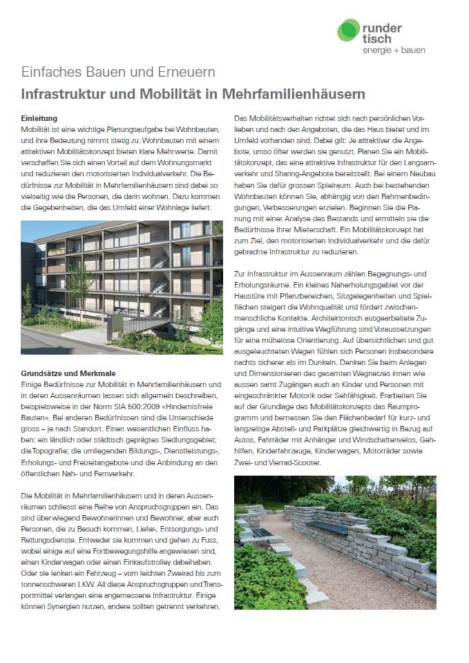 Einfaches Bauen und Erneuern