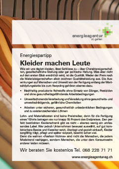 Kleider machen Leute