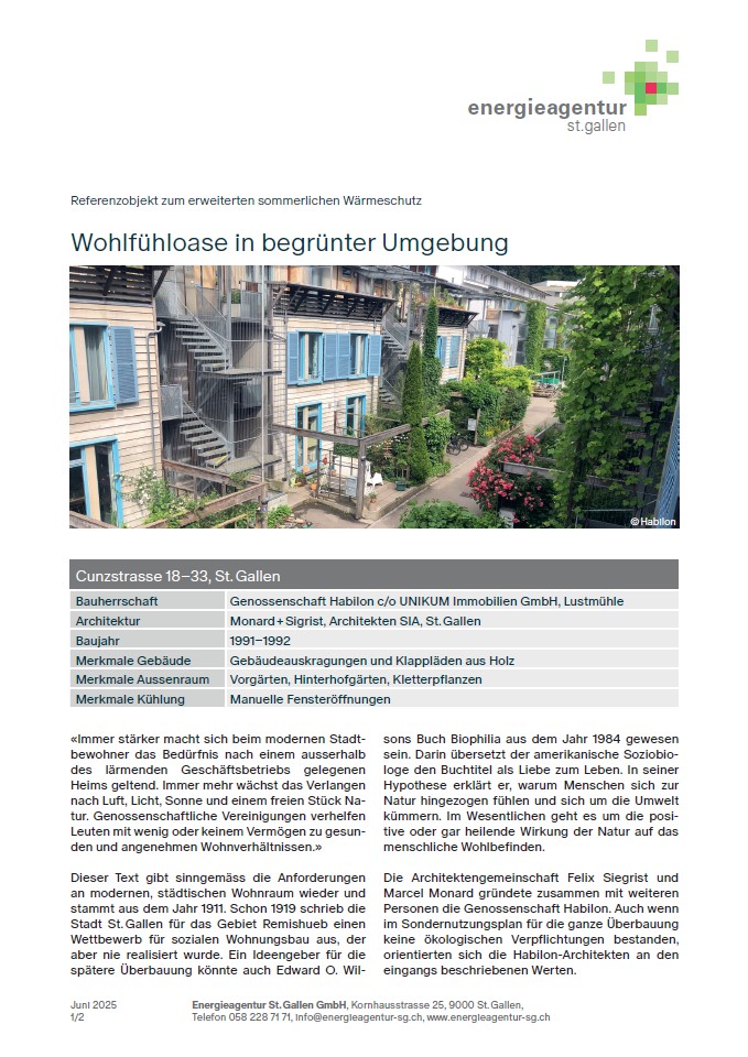 Wohlfühloase in begrünter Umgebung