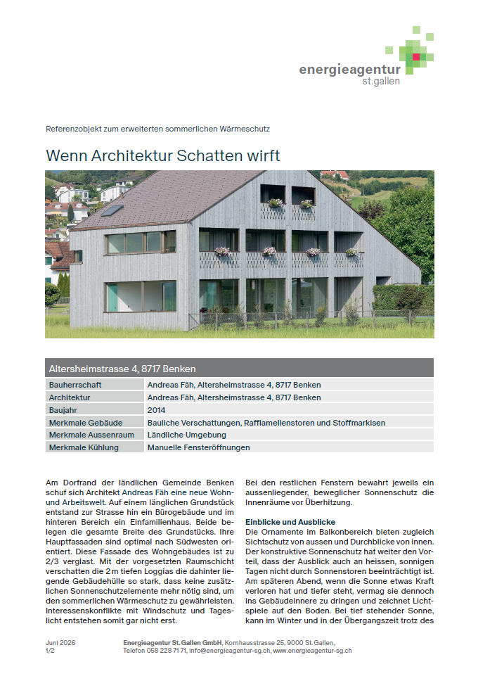  Wenn Architektur Schatten wirft