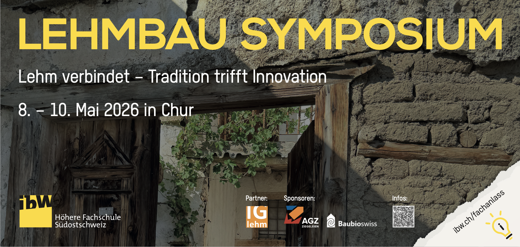 2. Schweizer Lehmbau-Symposium: „Lehm verbindet – Tradition trifft Innovation“ 