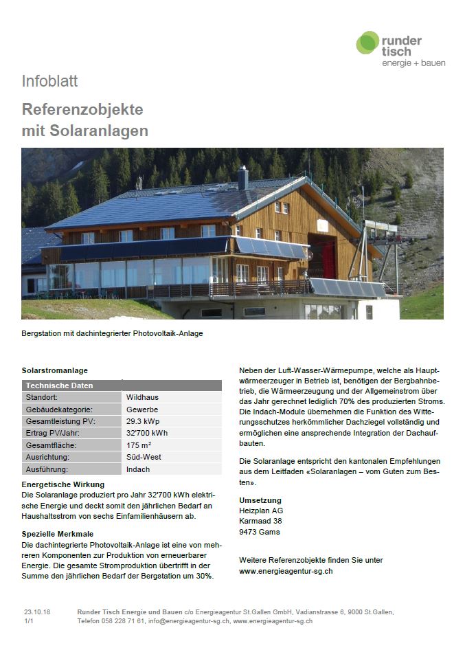 Bergbahnstation in Wildhaus